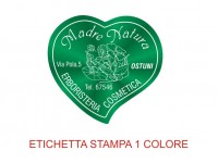 Etichette adesive per erboristerie, cosmetica, cosmesi (mm 36X34)  (cod.17M )